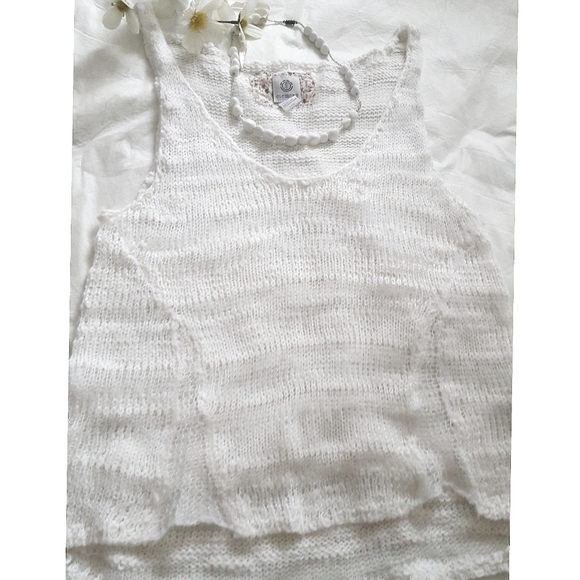 🔖Element☆Boho Fishnet Spring/Summer Knit Top - Picture 4 of 8